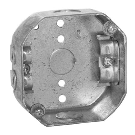 Raco Electrical Box, 15.5 cu in, Octagon Box Box Type, Steel 146